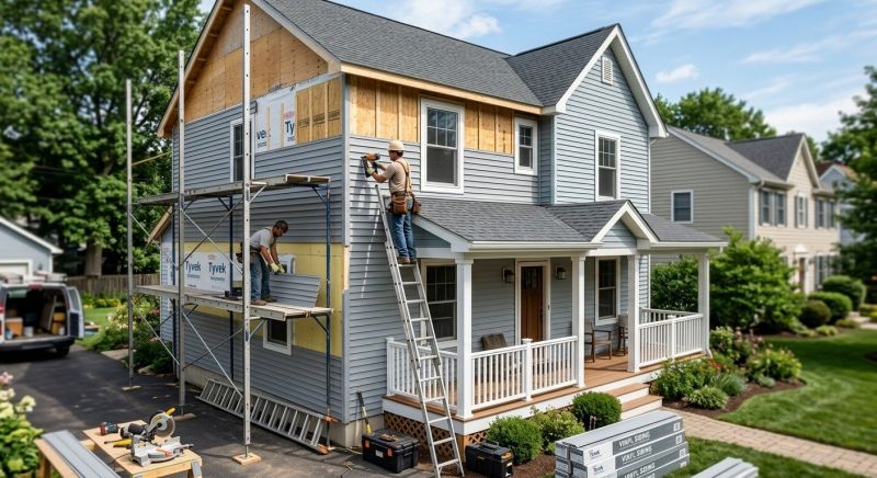 Synthetic Siding Installation